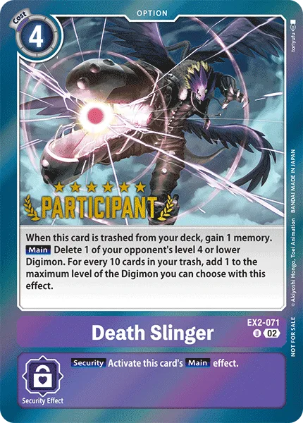 Death Slinger — Large-Scale Tournaments EX2-071