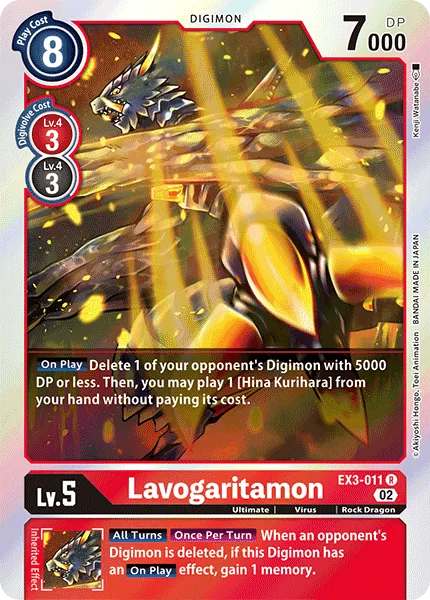 Lavogaritamon — Theme Booster DRACONIC ROAR [EX-03] EX3-011