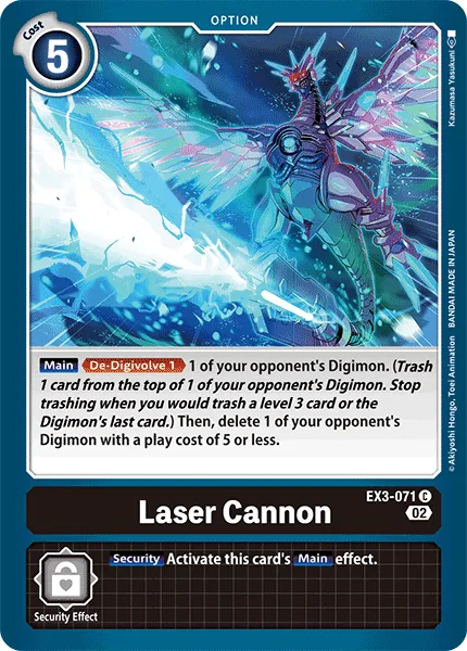 Laser Cannon — Theme Booster DRACONIC ROAR [EX-03] EX3-071