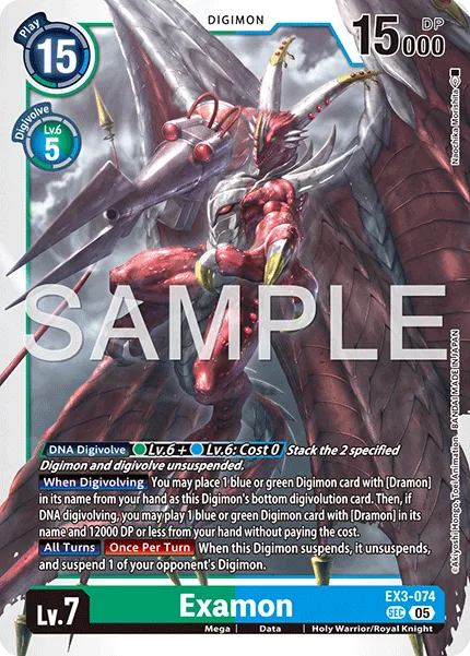 Examon — Advanced Booster DIGIMON GENERATION [AD-01] EX3-074
