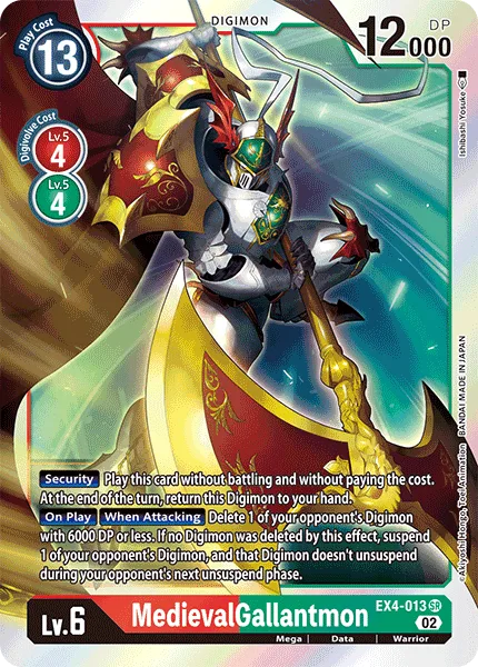 MedievalGallantmon — Theme Booster ALTERNATIVE BEING [EX04] EX4-013