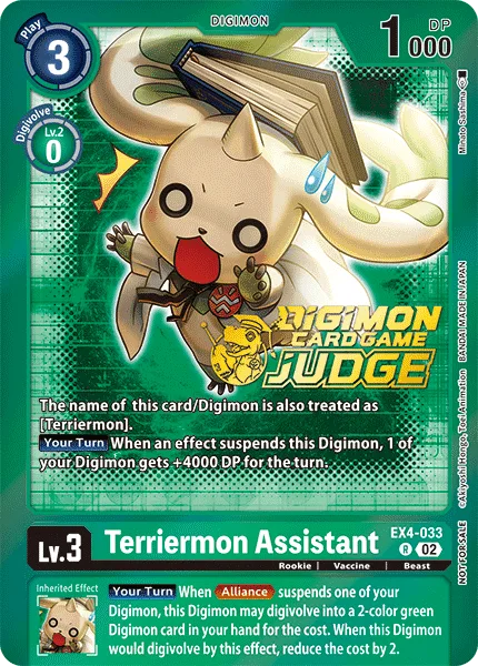 Terriermon Assistant — Large-Scale Tournaments EX4-033