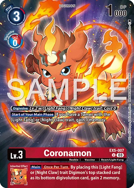 Coronamon — Other Promos EX5-007