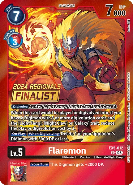 Flaremon — Large-Scale Tournaments EX5-012