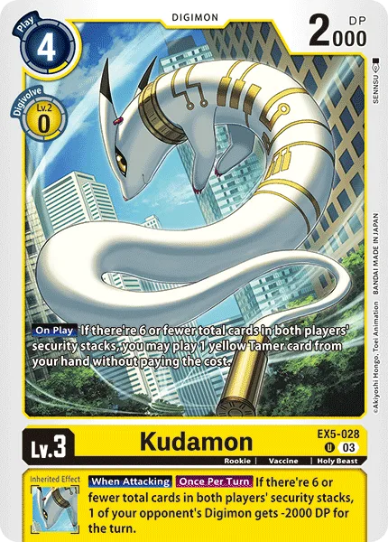 Kudamon — Theme Booster ANIMAL COLOSSEUM [EX05] EX5-028
