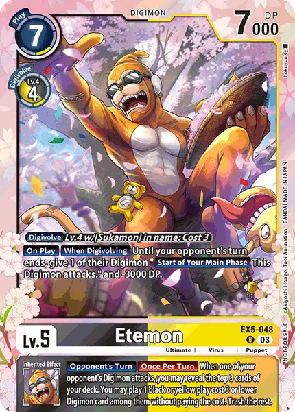 Etemon — Store Events EX5-048