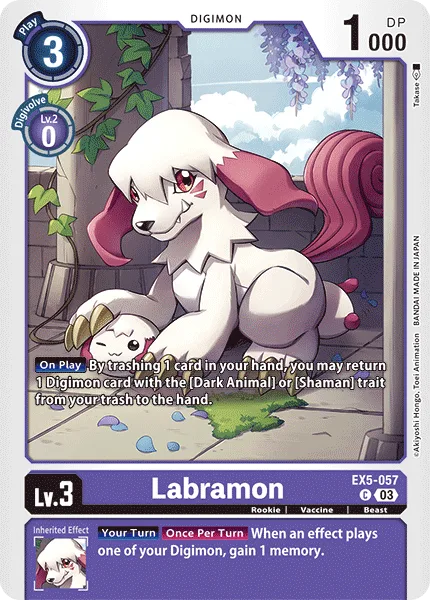Labramon — Theme Booster ANIMAL COLOSSEUM [EX05] EX5-057