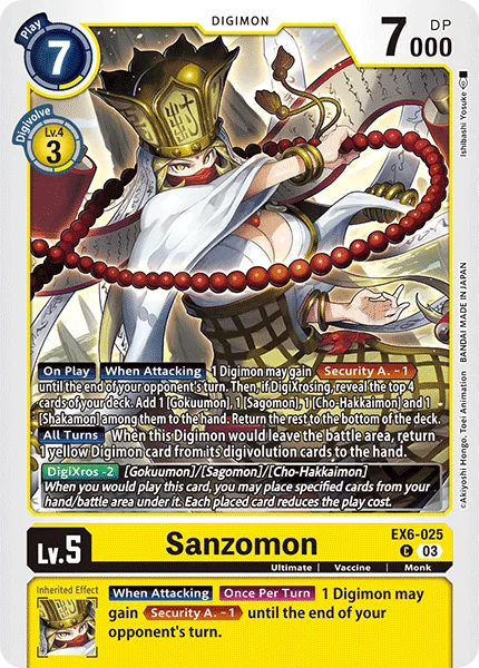 Sanzomon — Theme Booster INFERNAL ASCENSION [EX06] EX6-025