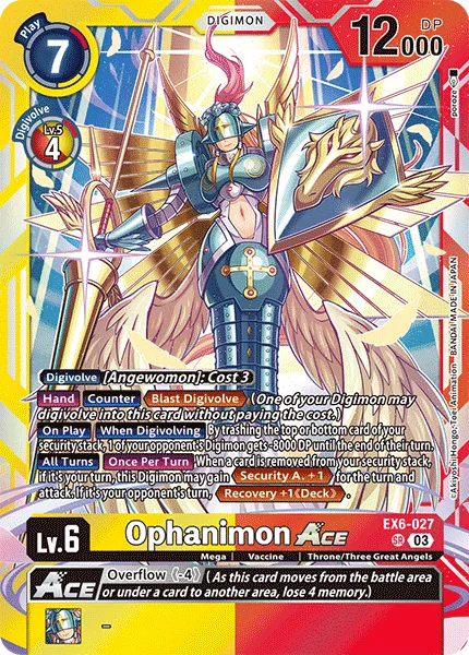 Ophanimon ACE — Theme Booster INFERNAL ASCENSION [EX06] EX6-027