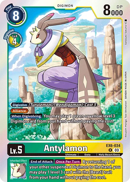 Antylamon — Theme Booster INFERNAL ASCENSION [EX06] EX6-034