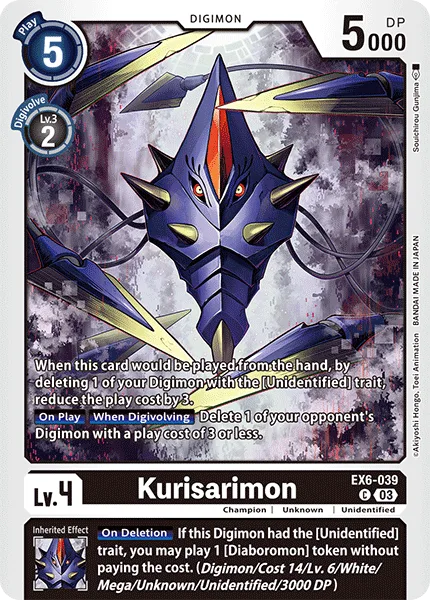 Kurisarimon — Theme Booster INFERNAL ASCENSION [EX06] EX6-039