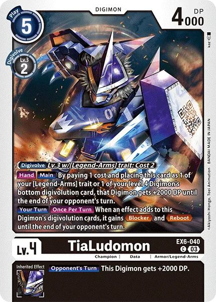 TiaLudomon — Theme Booster INFERNAL ASCENSION [EX06] EX6-040