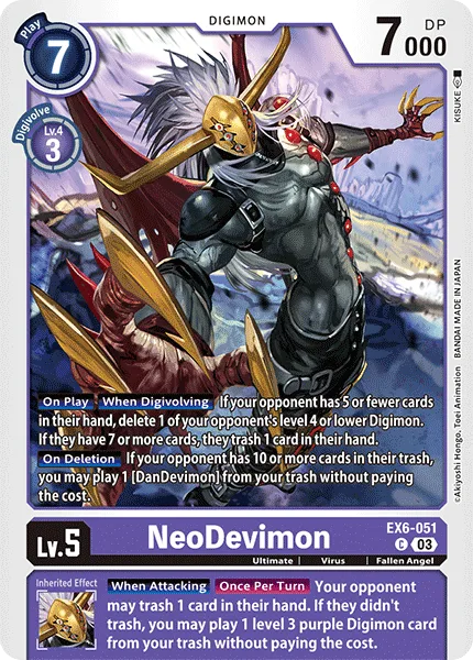 NeoDevimon — Theme Booster INFERNAL ASCENSION [EX06] EX6-051