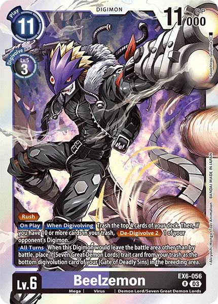 Beelzemon — Theme Booster INFERNAL ASCENSION [EX06] EX6-056