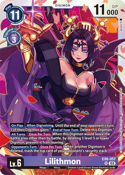Lilithmon — Theme Booster INFERNAL ASCENSION [EX06] EX6-057