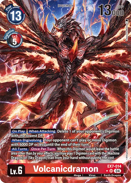 Volcanicdramon — Extra Booster DIGIMON LIBERATOR [EX07] EX7-014