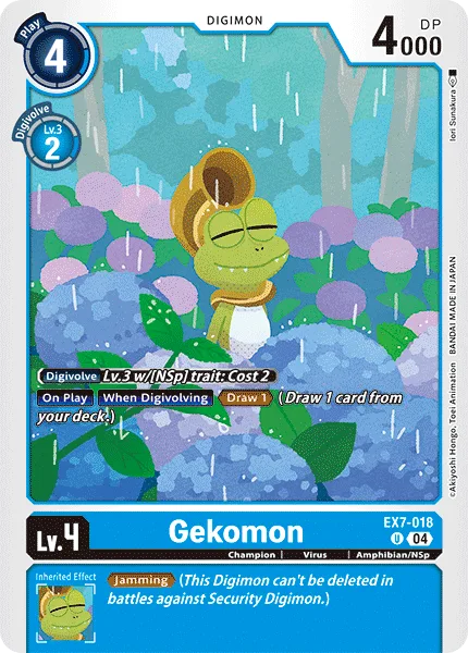 Gekomon — Extra Booster DIGIMON LIBERATOR [EX07] EX7-018