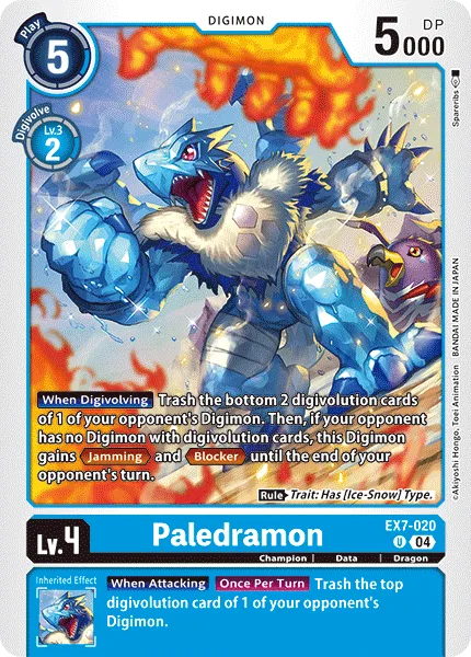 Paledramon — Extra Booster DIGIMON LIBERATOR [EX07] EX7-020