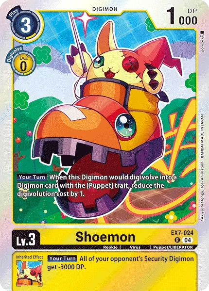 Shoemon — Extra Booster DIGIMON LIBERATOR [EX07] EX7-024