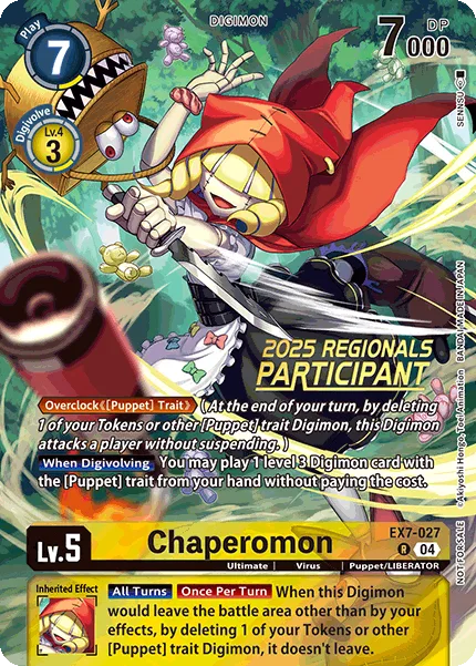 Chaperomon — Large-Scale Tournaments EX7-027