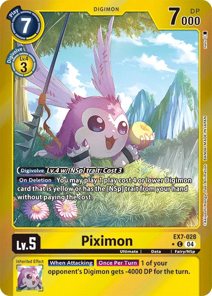 Piximon — Extra Booster DIGIMON LIBERATOR [EX07] EX7-028