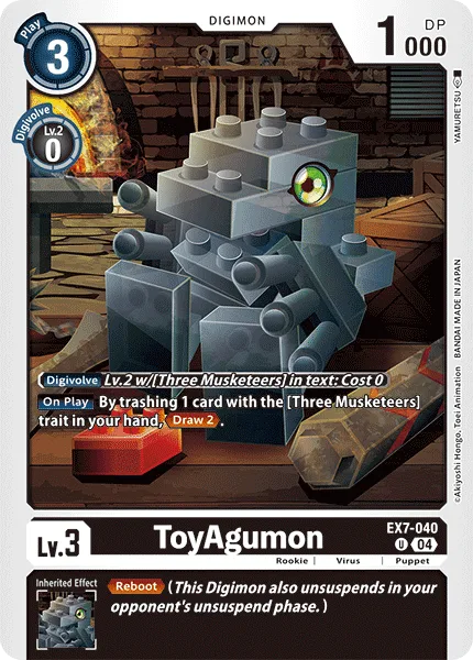 ToyAgumon — Extra Booster DIGIMON LIBERATOR [EX07] EX7-040