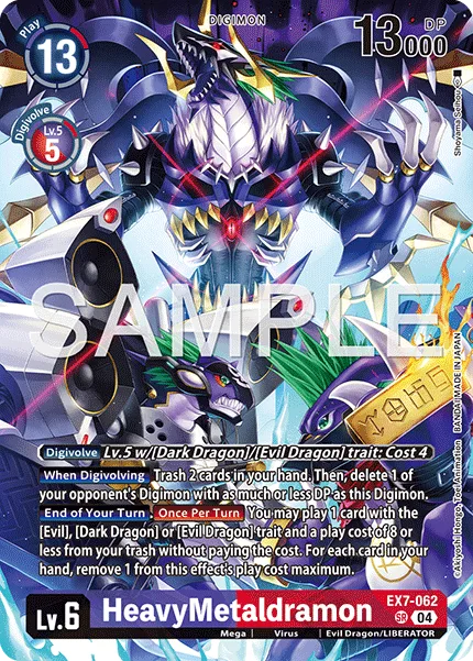 HeavyMetaldramon — Premium Bandai EX7-062