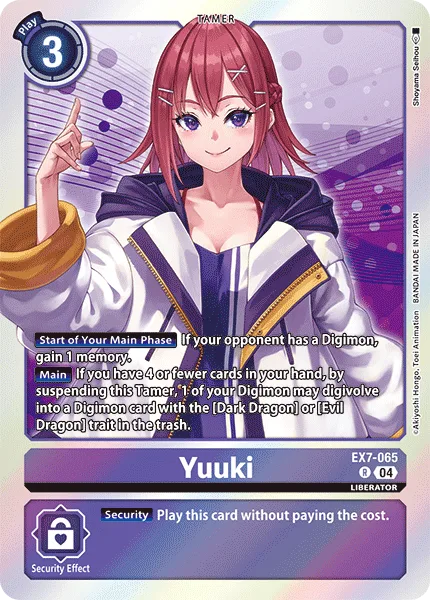 Yuuki — Extra Booster DIGIMON LIBERATOR [EX07] EX7-065