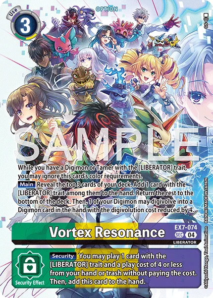 Vortex Resonance — Premium Bandai EX7-074