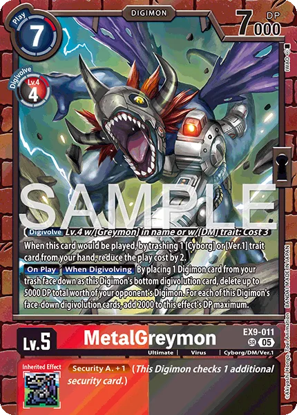 MetalGreymon — Extra Booster VERSUS MONSTERS [EX-09] EX9-011