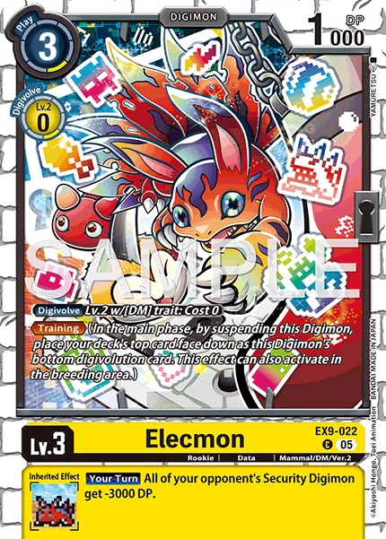 Elecmon — Extra Booster VERSUS MONSTERS [EX-09] EX9-022