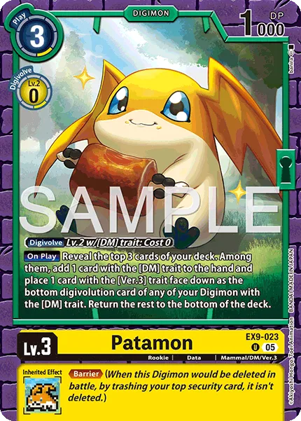 Patamon — Extra Booster VERSUS MONSTERS [EX-09] EX9-023