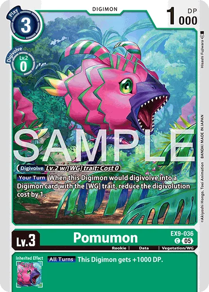 Pomumon — Extra Booster VERSUS MONSTERS [EX-09] EX9-036