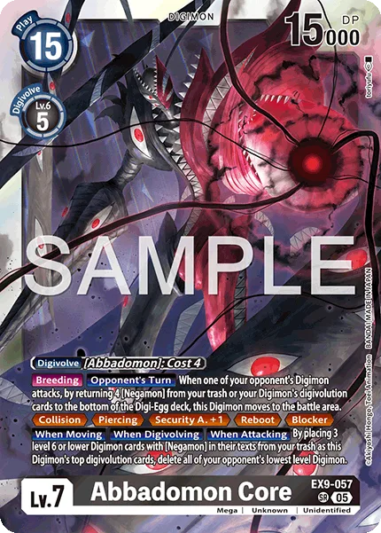 Abbadomon Core — Extra Booster VERSUS MONSTERS [EX-09] EX9-057
