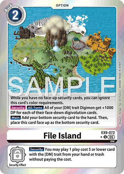 File Island — Extra Booster VERSUS MONSTERS [EX-09] EX9-072
