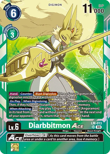 Diarbbitmon ACE — Booster EXCEED APOCALYPSE [BT15] LM-013