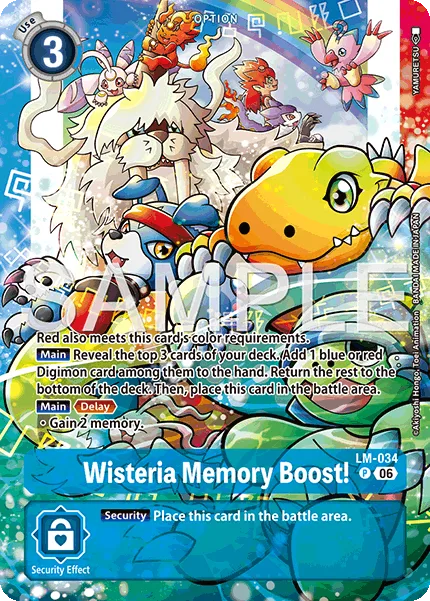 Wisteria Memory Boost! — Starter Deck DIGIMON DATA SQUAD [ST-24] LM-034