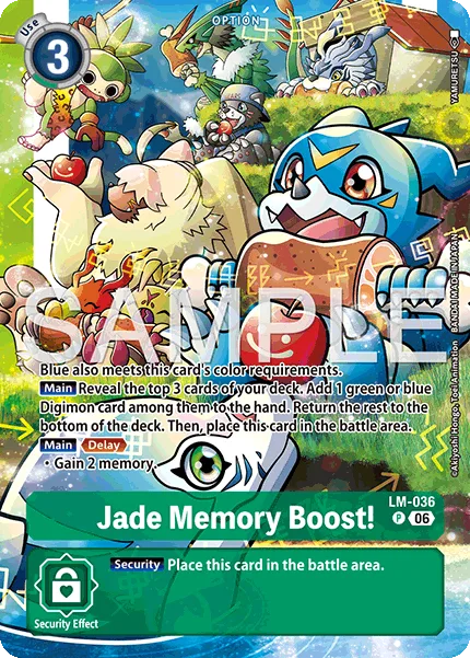 Jade Memory Boost! — Starter Deck DIGIMON DATA SQUAD [ST-24] LM-036