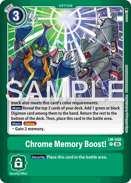 Chrome Memory Boost! — Limited Card Pack BILLION BULLET [LM-06] LM-048