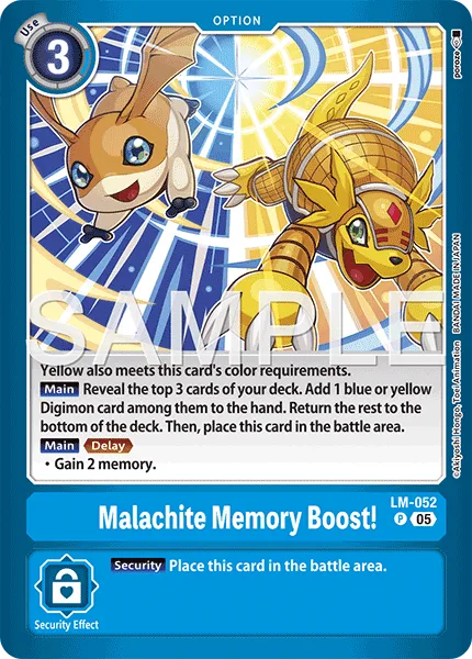Malachite Memory Boost! — Limited Card Pack ANOTHER KNIGHT [LM-07] LM-052