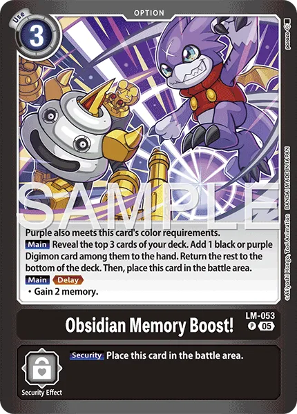 Obsidian Memory Boost! — Limited Card Pack ANOTHER KNIGHT [LM-07] LM-053