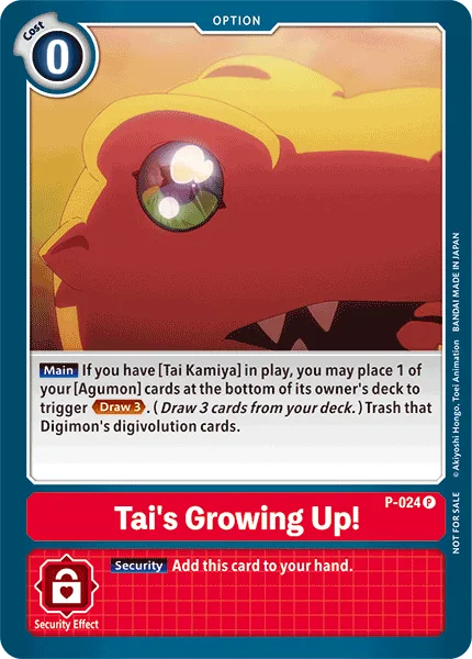 Tai's Growing Up! — Promo Cards (P-Numbered) P-024