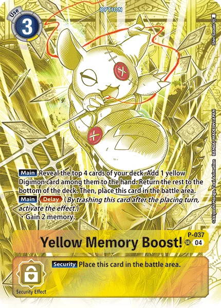 Yellow Memory Boost! — Starter Deck FABLE WALTZ [ST19] P-037