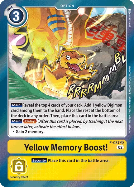 Yellow Memory Boost! — RESURGENCE BOOSTER [RB01] P-037