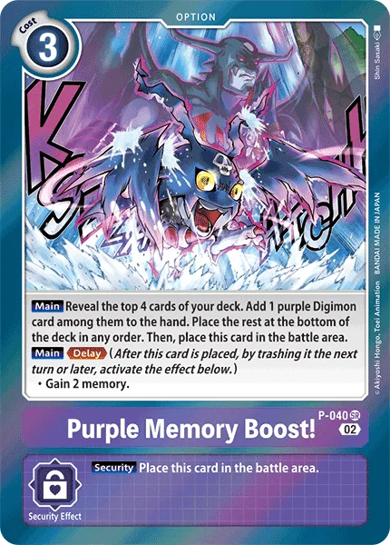 Purple Memory Boost! — RESURGENCE BOOSTER [RB01] P-040