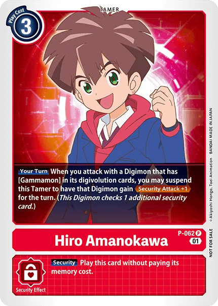 Hiro Amanokawa — Promo Cards (P-Numbered) P-062