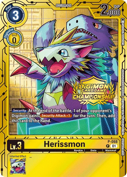 Herissmon — Large-Scale Tournaments P-068