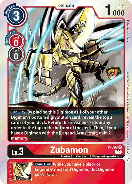 Zubamon — Promo Cards (P-Numbered) P-097