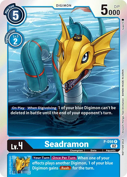 Seadramon — Promo Cards (P-Numbered) P-098
