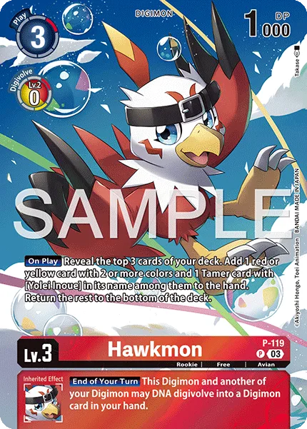 Hawkmon — Premium Bandai P-119